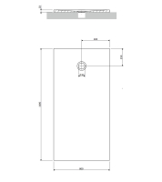 поддон Omnires Aquapure M+ 80х160 matt white (AQUAPURE80-160BM)