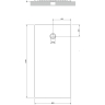 поддон Omnires Aquapure M+ 80х160 matt white (AQUAPURE80-160BM)