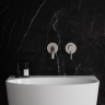внешняя часть смесителя для умывальника Omnires Y скрытого монтажа brushed nickel (Y1215HLRONI)
