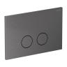 инсталляция Omnires Flush Set ECO, панель смыва STEEL-R45, brushed anthracite (STFWCECO1R45-RAT)