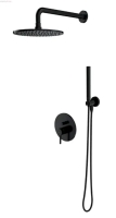 душевая система Omnires Y скрытого монтажа matt black (SYSY18BL)