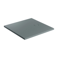 поддон Omnires Aquarock M+ 80х80 matt ash grey (AQUAROCK80-KAG)