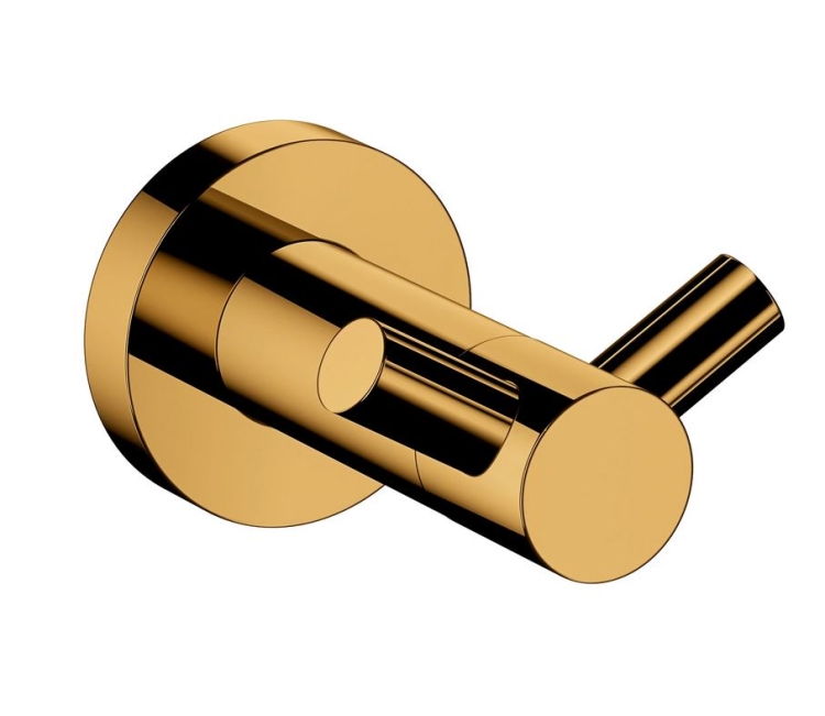 крючок двойной Omnires Modern Project polished gold (MP60120GL)