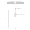 поддон Omnires Aquapure M+ 80х100 matt white (AQUAPURE80-100BM)