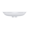 умывальник Omnires Shell M+ 54x34 gloss white (SHELL540UPBP)