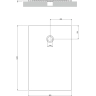 поддон Omnires Aquapure M+ 80х120 matt white (AQUAPURE80-120BM)