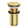 донный клапан Omnires click-clack brushed brass (A716BSB)
