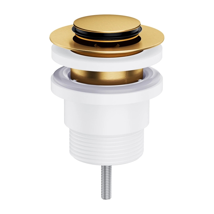 донный клапан Omnires click-clack brushed gold (A47GLB)