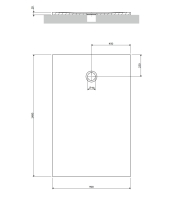 поддон Omnires Aquapure M+ 90х140 matt white (AQUAPURE90-140BM)