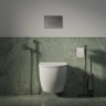 смывная клавиша Omnires STEEL R-45 brushed nickel (ST45PS1NI)