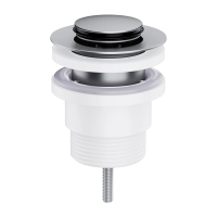 донный клапан Omnires click-clack brushed nickel (A47NI)