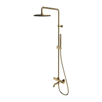 душевая система с термостатом Omnires Y polished gold (Y1234GL)