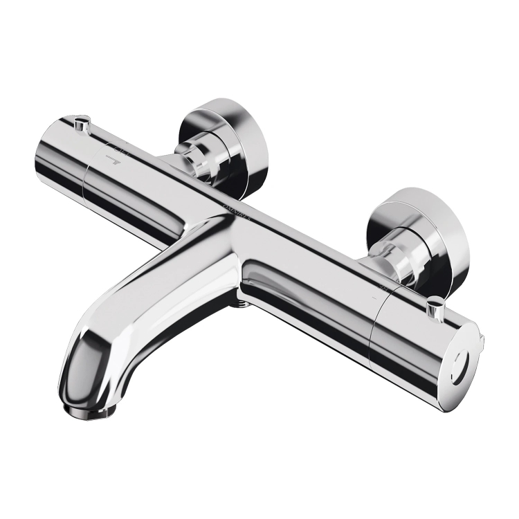 смеситель для ванны с термостатом Omnires Y polished chrome (Y1236-NCR)