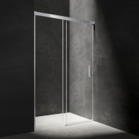 душевые двери Omnires Soho 120x200см безопасное стекло, хром (CLP12XCRTR)