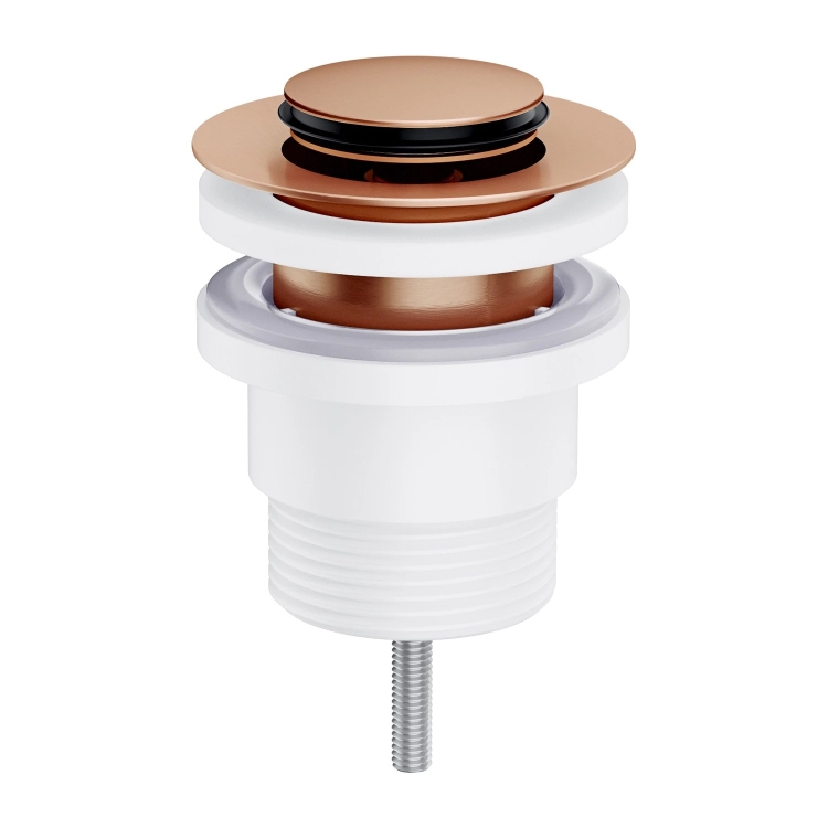 донный клапан Omnires click-clack brushed copper (A47CPB)