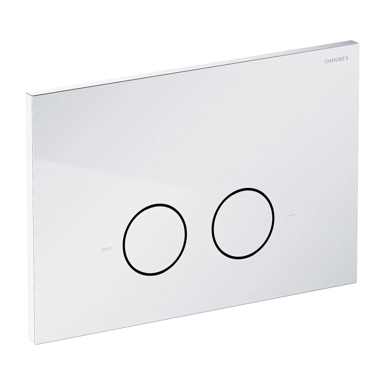 змивна клавіша Omnires STEEL R-45 polished chrome (ST45PS1CR)
