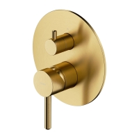 внешняя часть смесителя для душа Omnires Y скрытого монтажа, brushed gold (Y1247ROGLB)