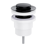 донный клапан Omnires click-clack matt black (A47BL)