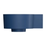 умывальник Omnires Ovo M+ 34,5х33,5 угловой, правый, matt midnight blue (OVO335UWPMB)
