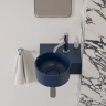 умывальник Omnires Ovo M+ 34,5х33,5 угловой, правый, matt midnight blue (OVO335UWPMB)