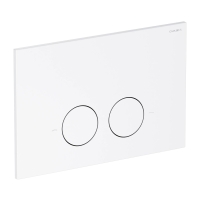 змивна клавіша Omnires MINIMAL matt white (MPS1WM)