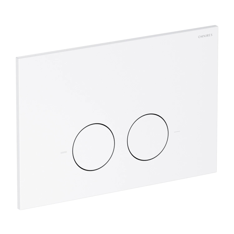 змивна клавіша Omnires MINIMAL matt white (MPS1WM)