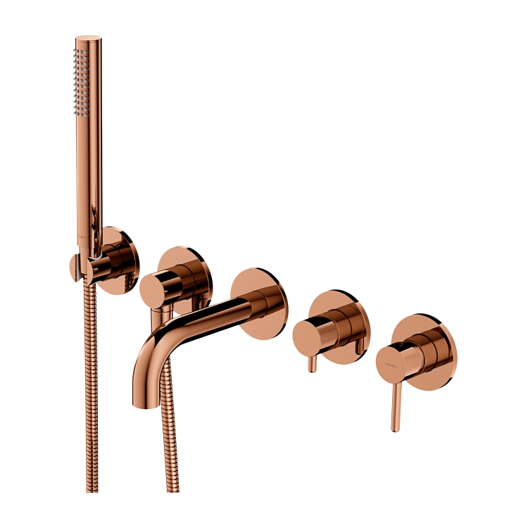 змішувач для ванни Omnires Y на 5 отворів copper (Y1237/1SCP)