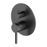внешняя часть смесителя для душа Omnires Y скрытого монтажа, brushed graphite (Y1247ROGR)