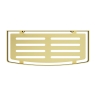 полочка Omnires Uni brushed brass (UN10331BSB)