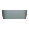 ванна Omnires Ovo M+ 160х75 овальная matt ash grey (OVO160WWZPAG)