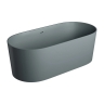 ванна Omnires Ovo M+ 160х75 овальная matt ash grey (OVO160WWZPAG)