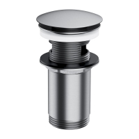 донный клапан Omnires click-clack brushed nickel (A706NI)