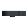 умывальник Omnires Ovo M+ 55,5x38,5 угловой, правый, matt black lava (OVO555UWPBLV)