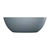 ванна Omnires Shell M+ 160х75 овальная matt ash grey (SHELLWWZPAG)