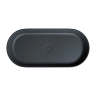 ванна Omnires Ovo M+ 160х75 овальная matt black lava (OVO160WWZPBLV)