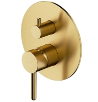 змішувач Omnires Y на 3 споживача зовнішня частина brushed gold (Y1248ROGLB)