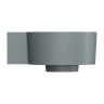 умивальник Omnires Ovo M+ 34,5х33,5 кутовий, лівий, matt ash grey (OVO335UWLAG)