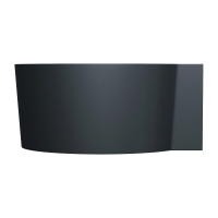 ванна Omnires Ovo M+ 120х120 круглая matt black lava (OVO120WNBLV)