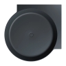 ванна Omnires Ovo M+ 120х120 круглая matt black lava (OVO120WNBLV)