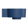 умывальник Omnires Ovo M+ 34,5х33,5 угловой, левый, matt midnight blue (OVO335UWLMB)