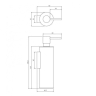 дозатор жидкого мыла Omnires Modern Project graphite (MP60721GR)