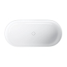 ванна Omnires Ovo M+ 160х75 овальная gloss white (OVO160WWZPBP)