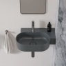 умывальник Omnires Ovo M+ 55,5x38,5 угловой, правый, matt ash grey (OVO555UWPAG)