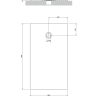 поддон Omnires Aquapure M+ 80х140 matt white (AQUAPURE80-140BM)