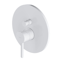 внешняя часть смесителя для ванны и душа Omnires Y скрытого монтажа, matt white (Y1235ROWM)