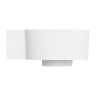 умивальник Omnires Ovo M+ 34,5х33,5 кутовий, лівий, matt white (OVO335UWLBM)