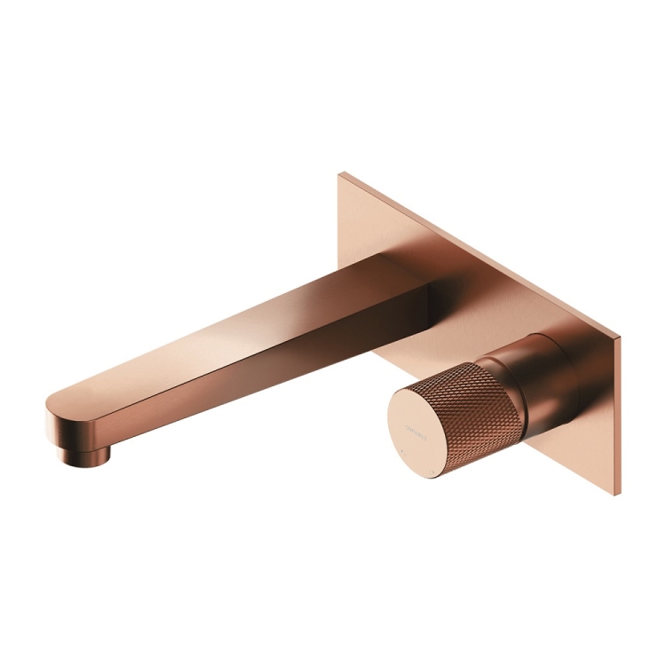 смеситель для умывальника Omnires Contour скрытого монтажа, brushed copper (CT8015CPB)