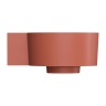 умивальник Omnires Ovo M+ 34,5х33,5 кутовий, лівий, matt terracotta (OVO335UWLTE)