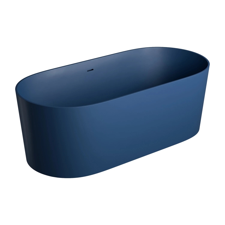ванна Omnires Ovo M+ 160х75 овальна matt midnight blue (OVO160WWZPMB)