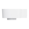 умивальник Omnires Ovo M+ 34,5х33,5 кутовий, правий, matt white (OVO335UWPBM)